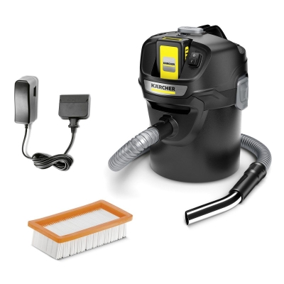 Електрическа прахосмукачка за пепел и прах Karcher AD 2 Battery Set, 230 W, 18 V, 14 л