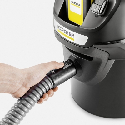 Електрическа прахосмукачка за пепел и прах Karcher AD 2 Battery Set, 230 W, 18 V, 14 л