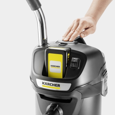 Електрическа прахосмукачка за пепел и прах Karcher AD 2 Battery, 230 W, 18 V,  14 л, без батерия и зарядно
