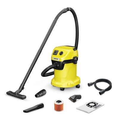 Електрическа прахосмукачка за сухо и мокро почистване Karcher 3 P V-17/4/20 Workshop, 1000 W, 17 л (3 P V-17/4/20 Workshop)