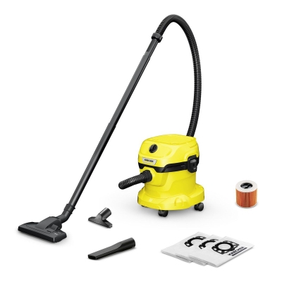 Електрическа прахосмукачка за сухо и мокро почистване Karcher WD 2 PLUS V-12/6/18/C HOME, 1000 W, 12 л