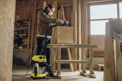 Електрическа прахосмукачка за сухо и мокро почистване Karcher WD 3 P S V-17/4/20, 1000 W, 17 л