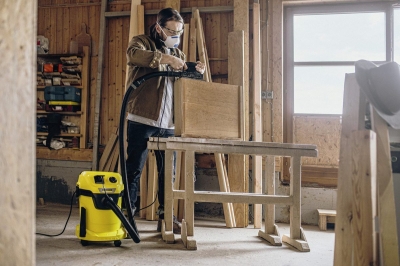 Електрическа прахосмукачка за сухо и мокро почистване Karcher WD 3 P V-17/4/20, 1000 W, 17 л