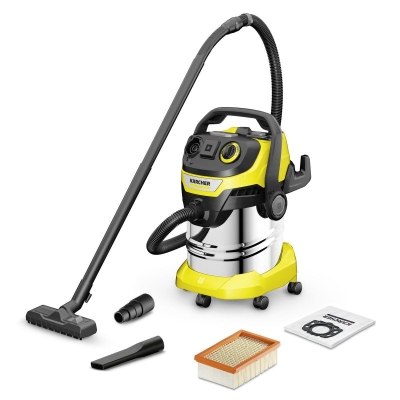Електрическа прахосмукачка за сухо и мокро почистване Karcher WD 5 P S V-25/5/22, 1100 W, 25 л