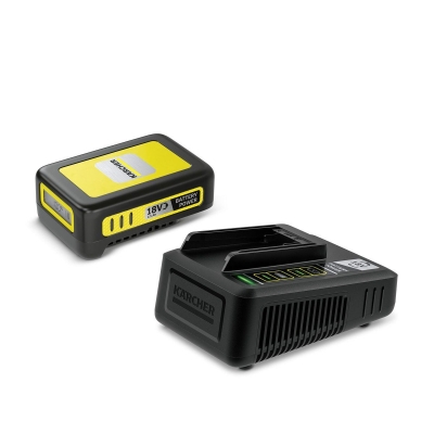 Комплект батерия и зарядно устройство Karcher Battery Power 18/25, 18 V, 2.5 Ah