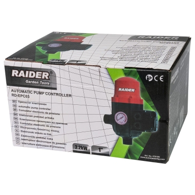 Електронен пресостат Raider RD-EPC03, 2200 W, 1", 60 °C  (070189)