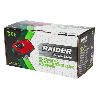 Електронен пресостат с  манометър Raider RD-EPC05, 1100 W, 1", 90 °C (070192)