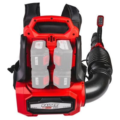 Акумулаторен листосъбирач Raider RDP-BBL20-Solo, 40 V, 252 км/ч, без батерии и зарядно устройство (075746)