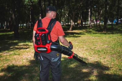 Акумулаторен листосъбирач Raider RDP-BBL20-Solo, 40 V, 252 км/ч, без батерии и зарядно устройство (075746)