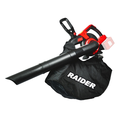Акумулаторен листосъбирач Raider RDP-SEBV20-Solo, 40 V, 45 л, 288 км/ч, без батерии и зарядно устройство (077408)