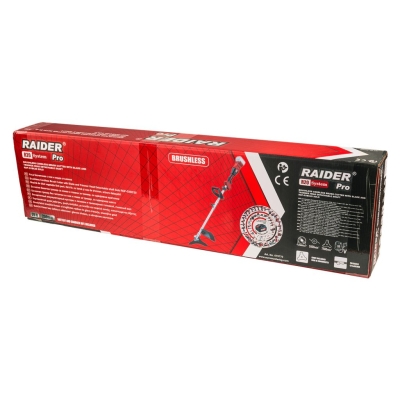 Акумулаторен тример с нож и корда сгъваема Raider RDP-GXBC20-Solo, 20 V, 25 см, без батерии и зарядно устройство (075770)