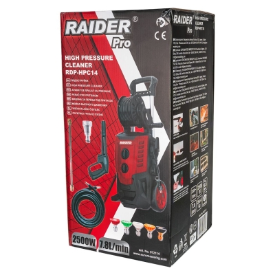 Електрическа водоструйка Raider RDP-HPC14, 2500 W, 7.8 л/мин (072114)