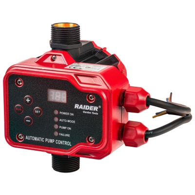 Електрически пресостат Raider RD-EPC04, 2200 W, 1", 15 бар (070190)
