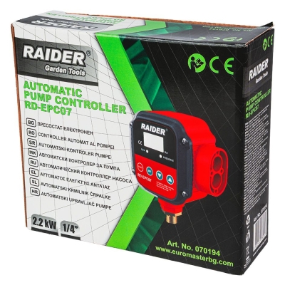Електронен пресостат Raider RD-EPC07, 2200 W, 1/4", 80 °C (070194)