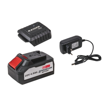 Комплект акумулаторни инструменти Raider RDP-BXS14, 20 V, 2x4 Ah (030333)