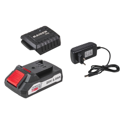 Комплект акумулаторни инструменти Raider RDP-BXS5, 20 V, 2x2 Ah (030324)