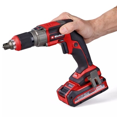 Акумулаторен винтоверт за гипсокартон Einhell Professional TP-DY 18 Li BL - Solo, 18 V, 6,35 мм / ¼", без батерии и зарядно устройство, с куфар (4261010)