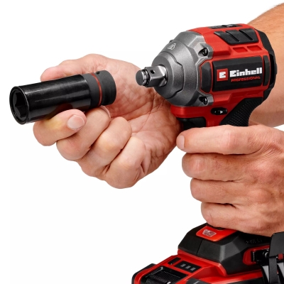 Акумулаторен ударен гайковерт Einhell Professional TP-CW 18/260-C Li BL, 18 V, 260 Nm, без батерии и зарядно устройство (4510090)