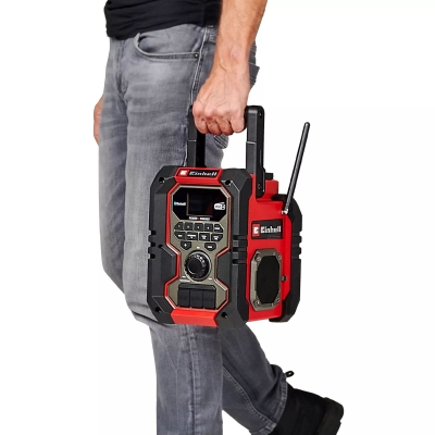 Акумулаторно радио Einhell TE-CR 18 Li DAB+/FM/BT, 18 V, 10 W, без батерии и зарядно устройство (3407995)