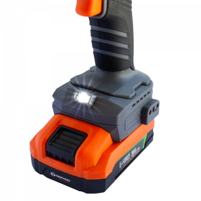 Акумулаторен винтоверт Daewoo DALIDBL20-50, 20 V, 50 Nm, без батерии и зарядно устройство