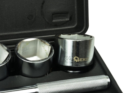 Комплект гедоре Geko G10110, 3/4", 19-50 мм, 21 бр.