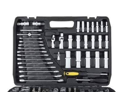 Комплект гедоре Geko Keltin K00099, 1/4", 3/8" и 1/2", 216 бр.