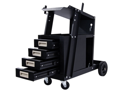 Количка за заваръчни апарати Geko G80088, 4 чекмеджета, 2 бр. вериги