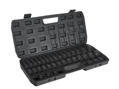 Комплект ударни вложки дълги и къси Geko G10518, 1/2", 8-32 мм, 35 бр.