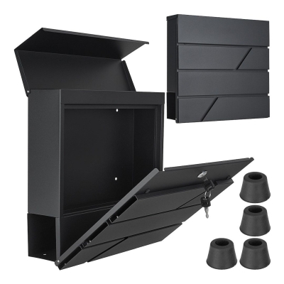 Пощенска кутия Geko G10922, 36.7x37x10 см, антрацит