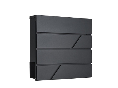 Пощенска кутия Geko G10922, 36.7x37x10 см, антрацит