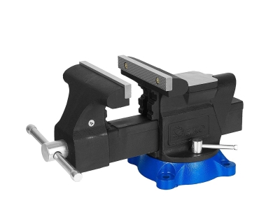 Професионално настолно менгеме Geko G02307, 6", 150 мм, 150 мм, 360°