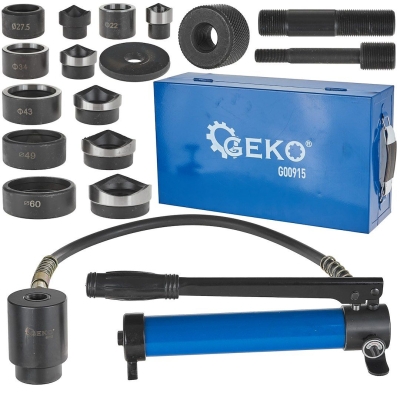 Хидравлична преса за щанцоване Geko G00915, 22-60 мм, 10 тона