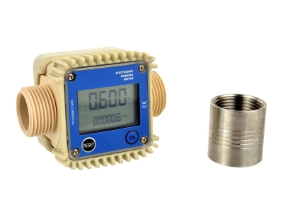 Цифров брояч за горивна помпа CPN Geko G00951, 1", 10-120 л/мин, 10 бара, LCD дисплей