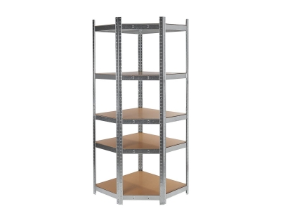 Ъглов метален стелаж Geko G10875A, 180x40x70 см, 175 кг, 5 рафта