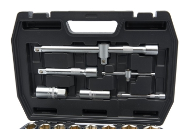 Комплект гедоре HBM H132388, 37 бр, 1/2″, 1/4″