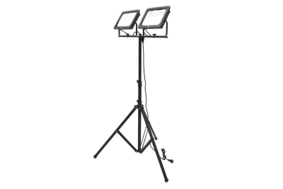 Електрически двоен прожектор със статив HBM H134488, LED, 2x150 W, 2x15500 lm,5000 K