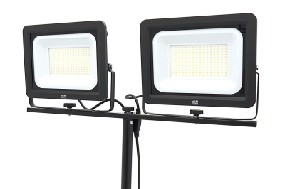 Електрически двоен прожектор със статив HBM H134488, LED, 2x150 W, 2x15500 lm,5000 K