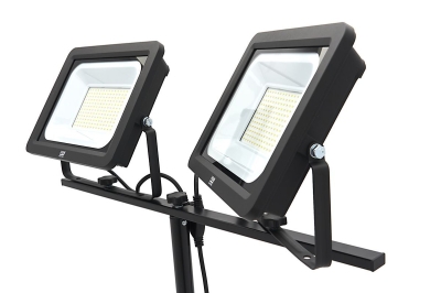 Електрически двоен прожектор със статив HBM H134488, LED, 2x150 W, 2x15500 lm,5000 K
