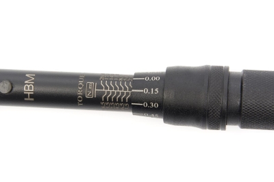 Комплект динамометричен ключ с вложки и удължител HBM H134529, 1/4", 2-20 Nm, 32 бр.