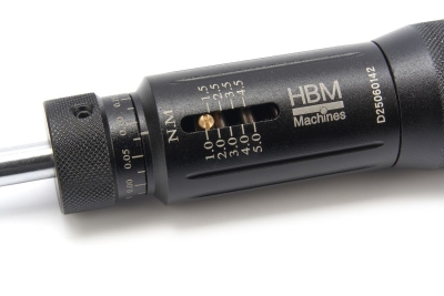Комплект динамометрична отвертка с накрайници HBM H134505, 1/4", 1-5 Nm, 20 бр.