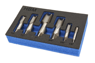 Комплект метчици HBM NPT H130064, 6 бр, 1"-3/8"