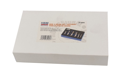 Комплект метчици HBM NPT H130064, 6 бр, 1"-3/8"