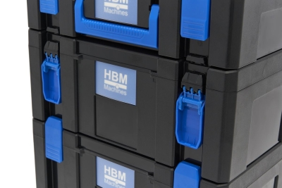 Комплект ръчни инструменти в мобилен куфар  HBM H132159, 105 бр.