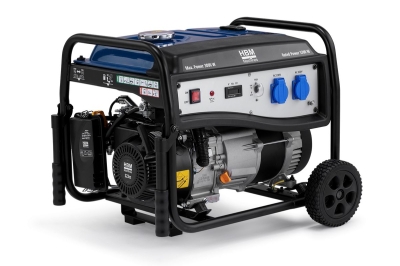 Бензинов монофазен генератор HBM H135230, 3800 W, 15 л