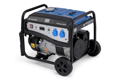 Бензинов монофазен генератор HBM H135230, 3800 W, 15 л