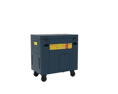 Дизелов трифазен / монофазен обезшумен генератор HBM H135233, 7000 W, 12.5 л, ел. старт