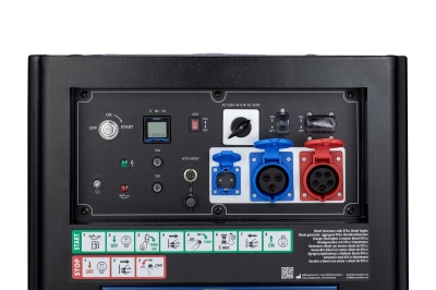 Дизелов трифазен / монофазен обезшумен генератор HBM H135235, 11000 W, 26 л, ел. старт