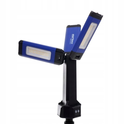 Акумулаторен LED прожектор със стойка Kraft&Dele KD1267, 2000 Lm, 4 Ah, 1.46 м