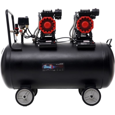 Електрически безмаслен компресор Kraft&Dele KD1387, 2x1500 W, 8 бара, 100 л