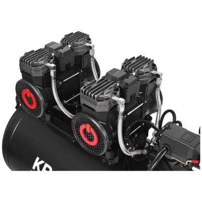 Електрически безмаслен компресор Kraft&Dele KD4083, 2x2200 W, 8 бара, 100 л